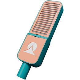 Ohma World Stripes Condenser Microphone Teal & Apricot