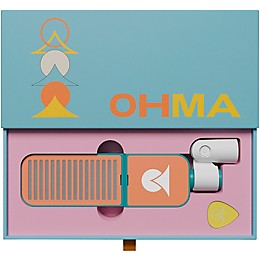 Ohma World Stripes Condenser Microphone Teal & Apricot