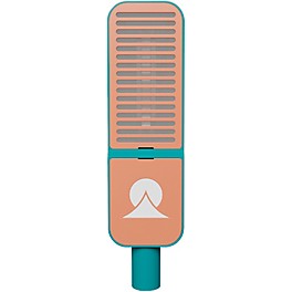 Ohma World Stripes Ribbon Microphone Teal & Apricot Ohma World Stripes Ribbon Microphone Teal & Apricot