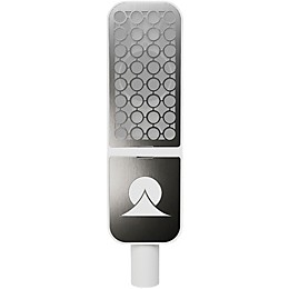 Ohma World Holes Condenser Microphone White & Stainless Steel