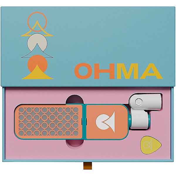 Ohma World Holes Condenser Microphone Teal & Apricot