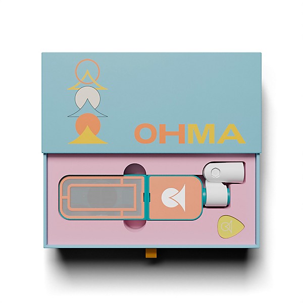 Ohma World Windows Condenser Microphone Teal & Apricot