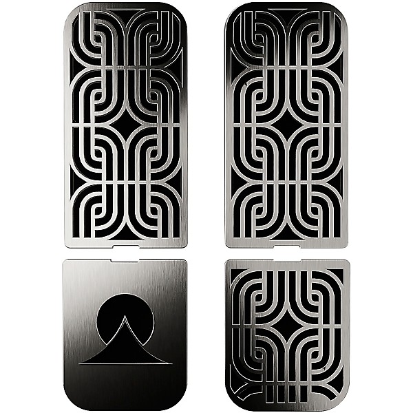 Ohma World Ohma World Motif Screen Set Black & Stainless Steel