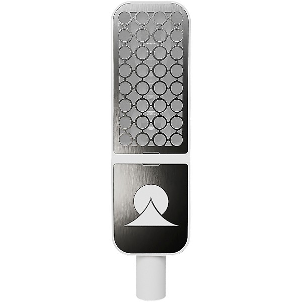 Ohma World Holes Ribbon Microphone White & Stainless Steel