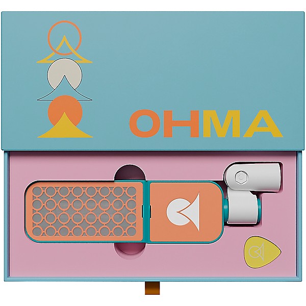 Ohma World Holes Ribbon Microphone Teal & Apricot