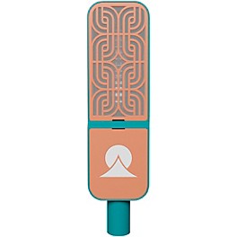 Ohma World Motif Ribbon Microphone Teal & Apricot Ohma World Motif Ribbon Microphone Teal & Apricot