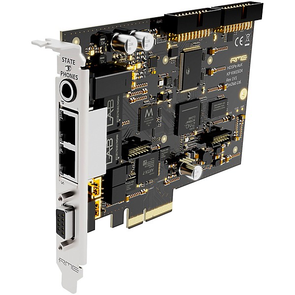 RME HDSPe AoX-M 24 Bit/192 kHz, 2 x 64-Channel PCI Express Card