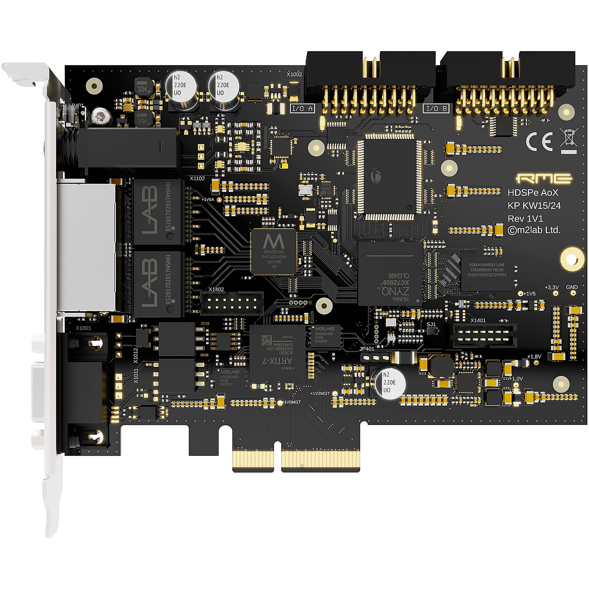 RME HDSPe AoX-D 24-Bit/192kHz, 2 x 64-Channel, DANTE PCI
