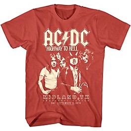 American Classics American Class... American Classics American Classics AC/DC Highway To Hell Texas Unisex T-Shirt Large Pink