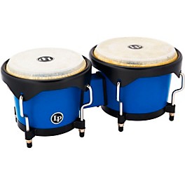 LP Latin Percussion Discovery Series Bongos 6-1/4" and 7-1/4" With FREE Carrying Bag Race Car Blue