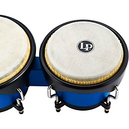 LP Latin Percussion Discovery Series Bongos 6-1/4" and 7-1/4" With FREE Carrying Bag Race Car Blue