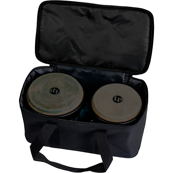 LP Latin Percussion Discovery Series Bongos 6-1/4" and 7-1/4" With FREE Carrying Bag Race Car Blue