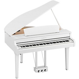 Yamaha Clavinova CLP-895 Digital Grand Piano With Bench Polished White