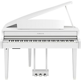 Yamaha Clavinova CLP-865GP Digital Grand Piano With Bench Polished White