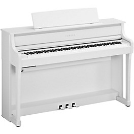 Yamaha Clavinova CLP-875 Console Digital Piano With ... Yamaha Clavinova CLP-875 Console Digital Piano With Bench Matte White