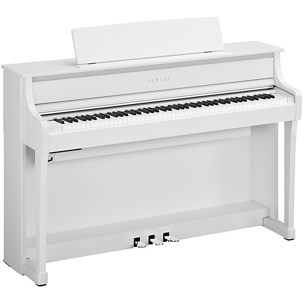 Yamaha Clavinova CLP-875 Console Digital Piano With Bench Matte White