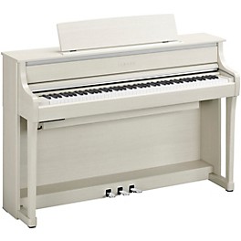 Yamaha Clavinova CLP-875 Console Digital Piano With ... Yamaha Clavinova CLP-875 Console Digital Piano With Bench White Birch