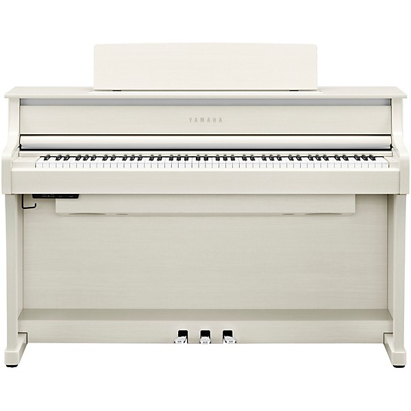 Yamaha Clavinova CLP-875 Console Digital Piano With Bench White Birch