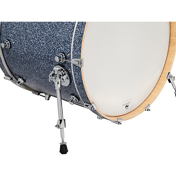 DW Design Series 4-Piece Maple Shell Pack Blue Granite Finish Ply