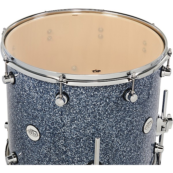 DW Design Series 4-Piece Maple Shell Pack Blue Granite Finish Ply