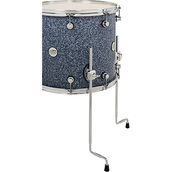 DW Design Series 4-Piece Maple Shell Pack Blue Granite Finish Ply