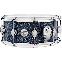 DW Design Series Snare Drum 14 x 6 in. Blue Granite Finish Ply