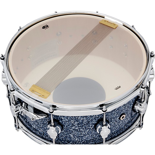 DW Design Series Snare Drum 14 x 6 in. Blue Granite Finish Ply