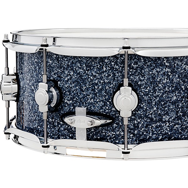 DW Design Series Snare Drum 14 x 6 in. Blue Granite Finish Ply