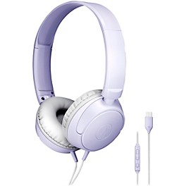 Audio-Technica ATH-S120C USB-C On-Ear Headphones Black Audio-Technica ATH-S120C USB-C On-Ear Headphones Violet