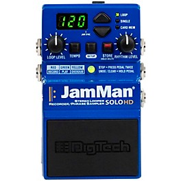 DigiTech JamMan Solo HD Stereo Looper Effects Pedal Blue