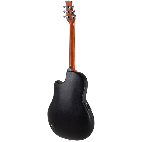 Applause AB28-5S Traditional Series Super Shallow Acoustic-Electric Guitar Black