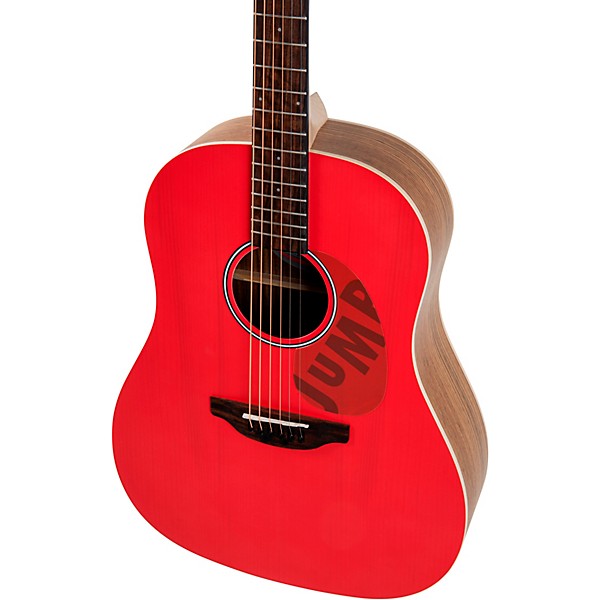 Applause AAS-69 Jump Series Slope Shoulder Dreadnought Acoustic Guitar Lipstick