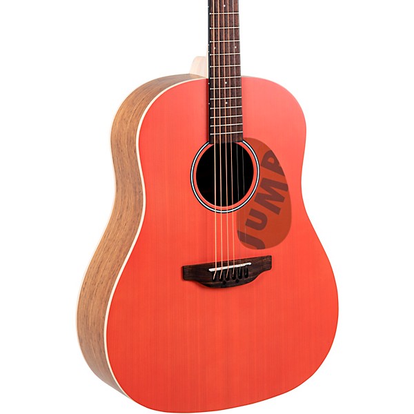 Applause AAS-69 Jump Series Slope Shoulder Dreadnought Acoustic Guitar Peach