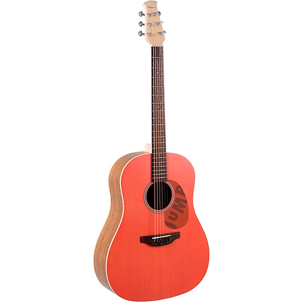 Applause AAS-69 Jump Series Slope Shoulder Dreadnought Acoustic Guitar Peach