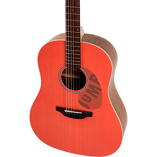 Applause AAS-69 Jump Series Slope Shoulder Dreadnought Acoustic Guitar Peach