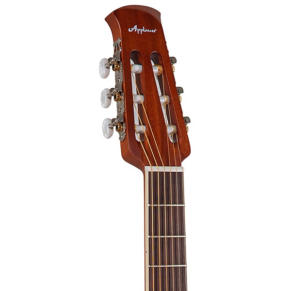 Applause AB24CC-4S Traditional Series Mid-Depth Cedar Nylon-String Classical Acoustic-Electric Guitar Natural