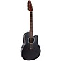 Applause AB2412-5S Traditional Series Mid Depth 12-String Acoustic-Electric Guitar Black