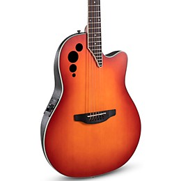 Applause AE48-1I Traditional Series Super Shallow Acoustic-Electric Guitar Honey Burst