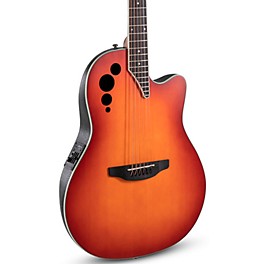 Applause AE48-1I Traditional Series Super Shallow Acoustic-Electric Guitar Honey Burst