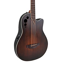 Applause AEB4-7S Traditional Series Mid-Depth Acoustic-Electric Bass Guitar Honey Burst