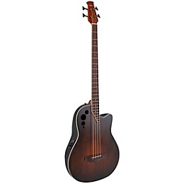 Applause AEB4-7S Traditional Series Mid-Depth Acoustic-Electric Bass Guitar Honey Burst