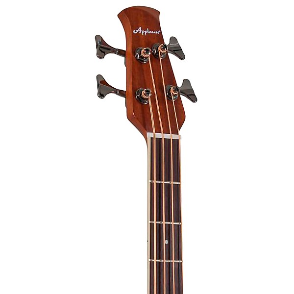 Applause AEB4-7S Traditional Series Mid-Depth Acoustic-Electric Bass Guitar Honey Burst