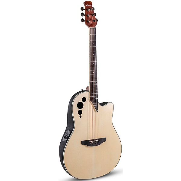 Applause AE44 Traditional Series Mid-Depth Acoustic-Electric Guitar Natural