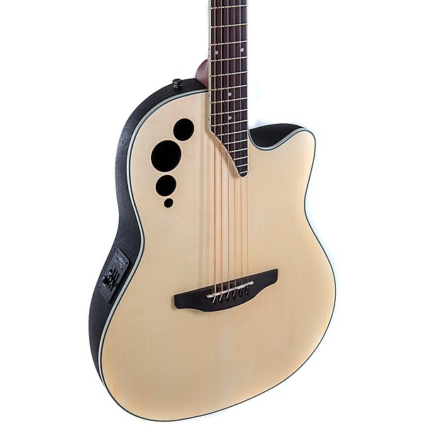 Applause AE44 Traditional Series Mid-Depth Acoustic-Electric Guitar Natural