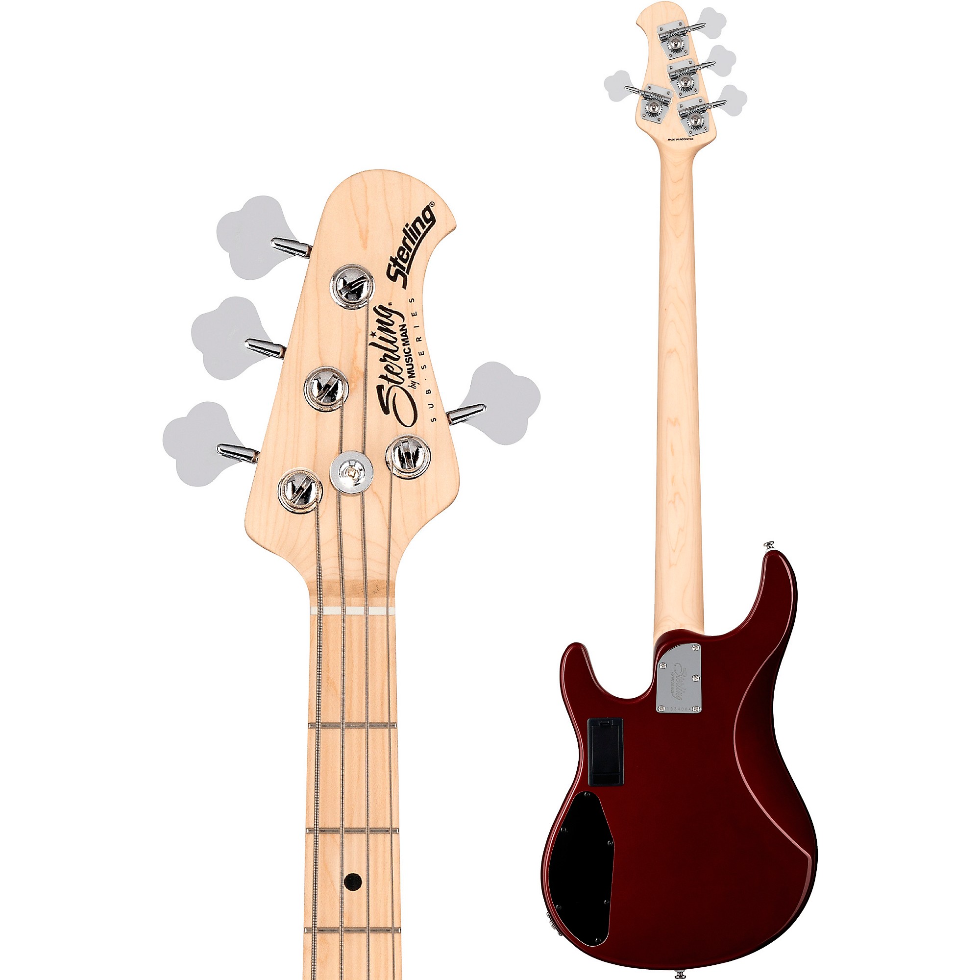Sterling by Music Man SB4 4-String Electric Bass Guitar - Candy