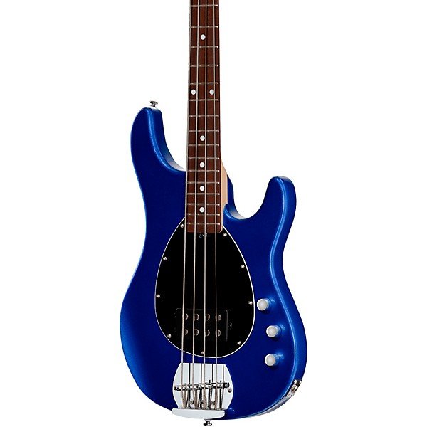 Sterling by Music Man SB4 4-String Electric Bass Guitar Cobra Blue