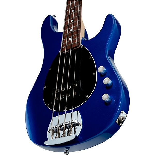 Sterling by Music Man SB4 4-String Electric Bass Guitar Cobra Blue