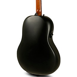 Ovation 1516 Ultra Series Mid-Depth Acoustic-Electric Guitar Pitch Black