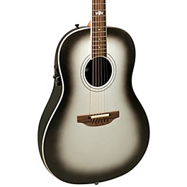 Ovation 1516 Ultra Series Mid-Depth Acoustic-El... Ovation 1516 Ultra Series Mid-Depth Acoustic-Electric Guitar Silver Shadow