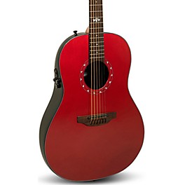 Ovation 1516 Ultra Series Mid-Depth Acoustic-Elec... Ovation 1516 Ultra Series Mid-Depth Acoustic-Electric Guitar Vampira Red